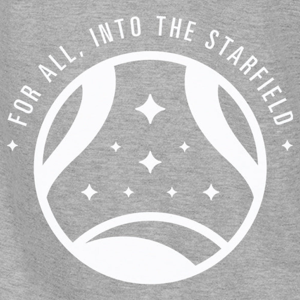 Starfield コンステレーションホワイトロゴTシャツ(グレー)