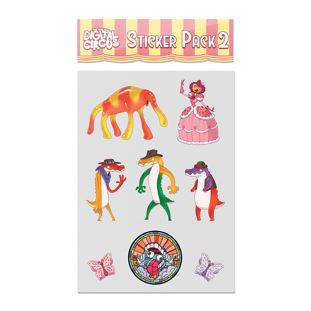 アメイジングデジタルサーカス ステッカー(2枚入り)vol.2