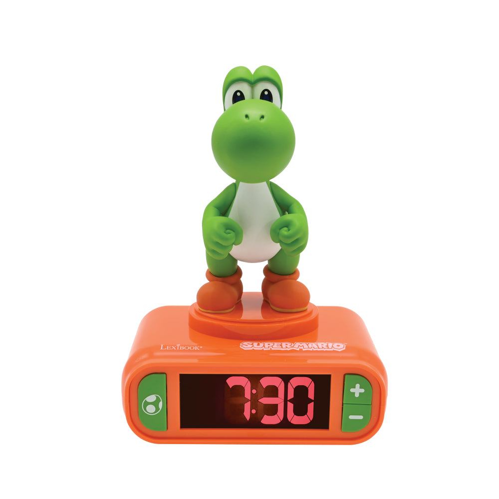 SUPER MARIO フィギュア目覚まし時計(ヨッシー)
