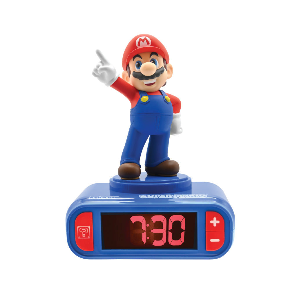 SUPER MARIO フィギュア目覚まし時計(マリオ)