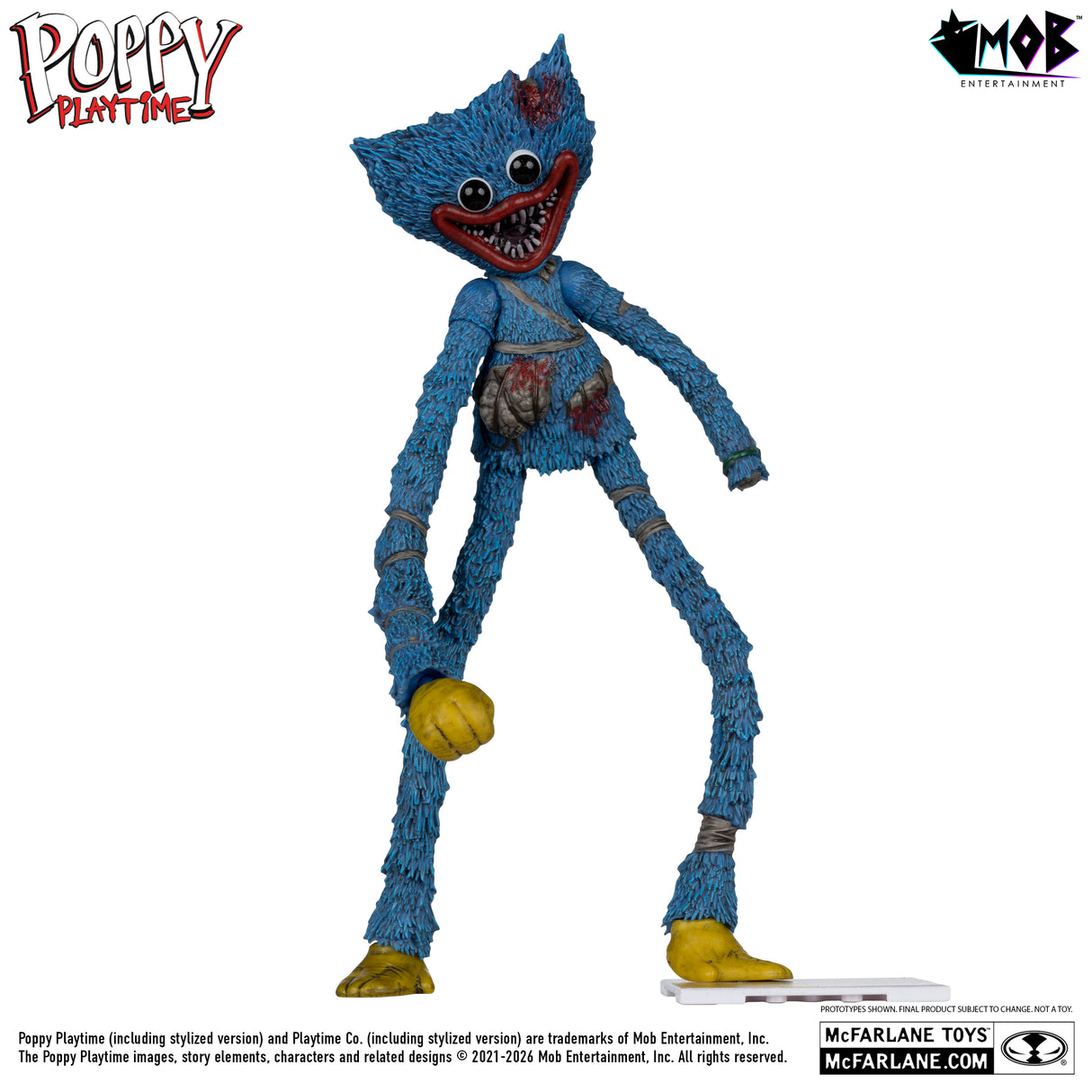 【予約商品】Poppy Playtime 7インチ アクションフィギュア シリーズ1 ハギーワギー(ダメージ)