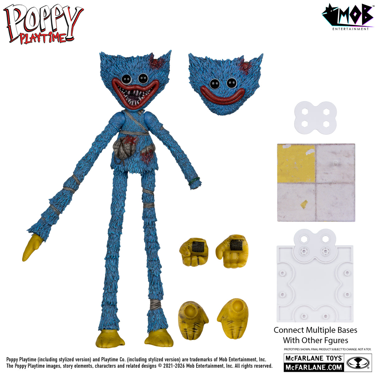 【予約商品】Poppy Playtime 7インチ アクションフィギュア シリーズ1 ハギーワギー(ダメージ)