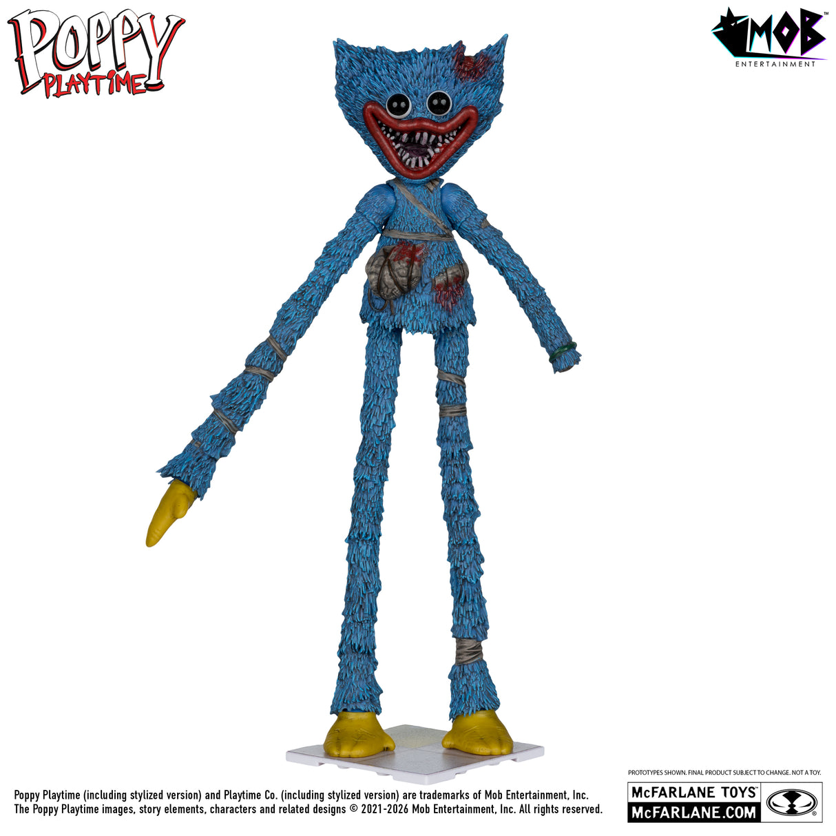 【予約商品】Poppy Playtime 7インチ アクションフィギュア シリーズ1 ハギーワギー(ダメージ)