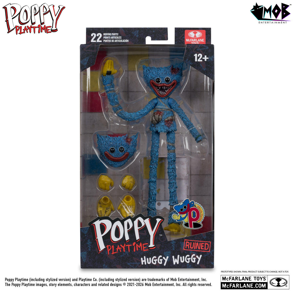 【予約商品】Poppy Playtime 7インチ アクションフィギュア シリーズ1 ハギーワギー(ダメージ)