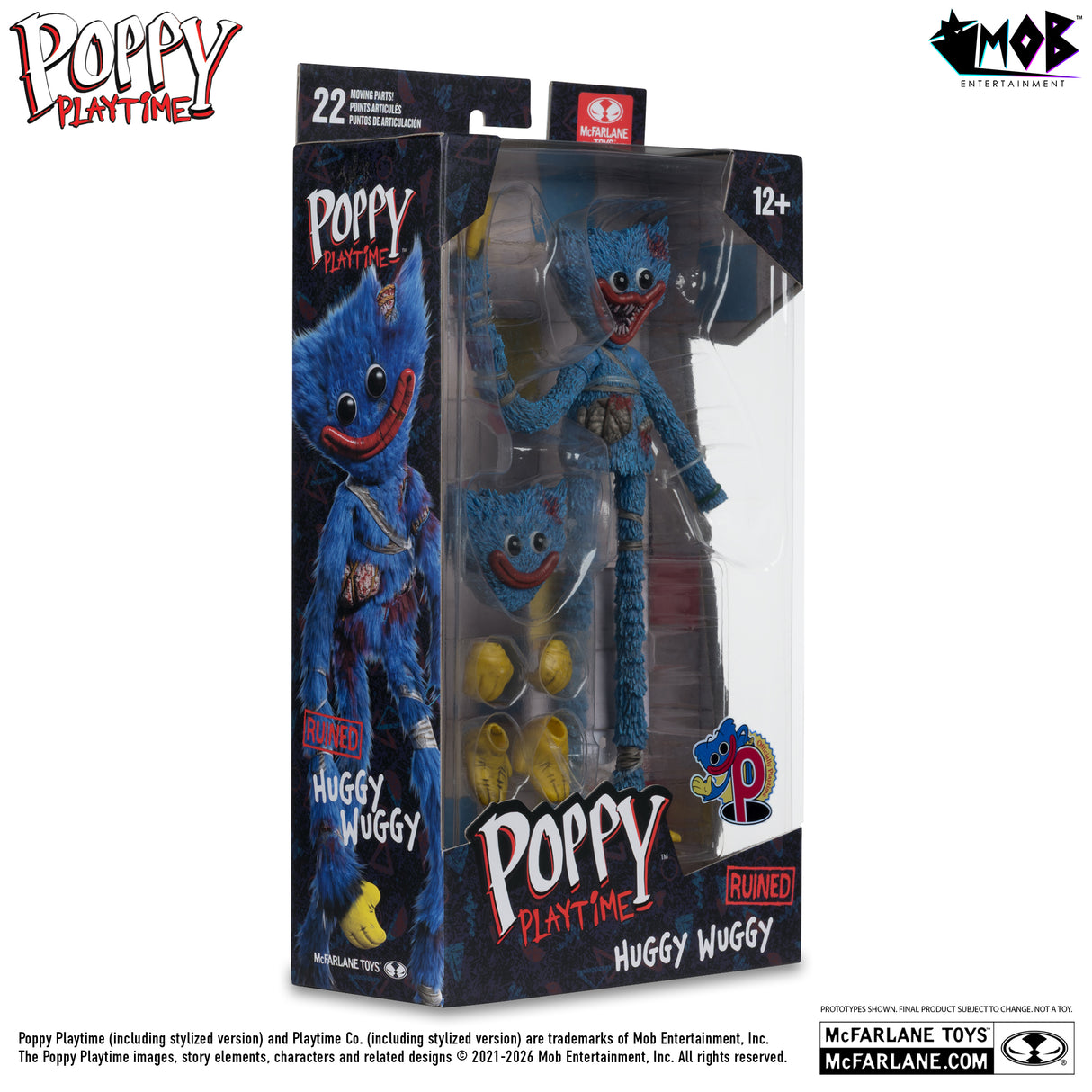 【予約商品】Poppy Playtime 7インチ アクションフィギュア シリーズ1 ハギーワギー(ダメージ)