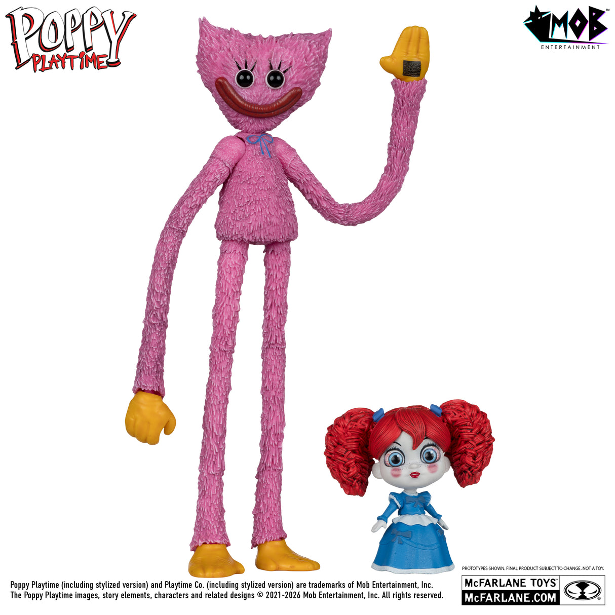 【予約商品】Poppy Playtime 7インチ アクションフィギュア シリーズ1 キシーミシー&ポピー