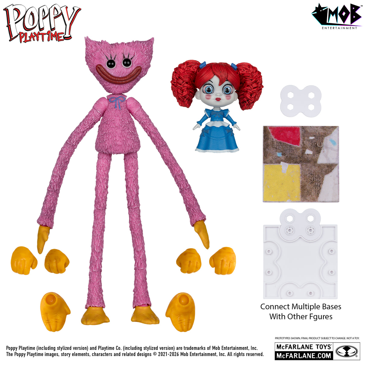 【予約商品】Poppy Playtime 7インチ アクションフィギュア シリーズ1 キシーミシー&ポピー