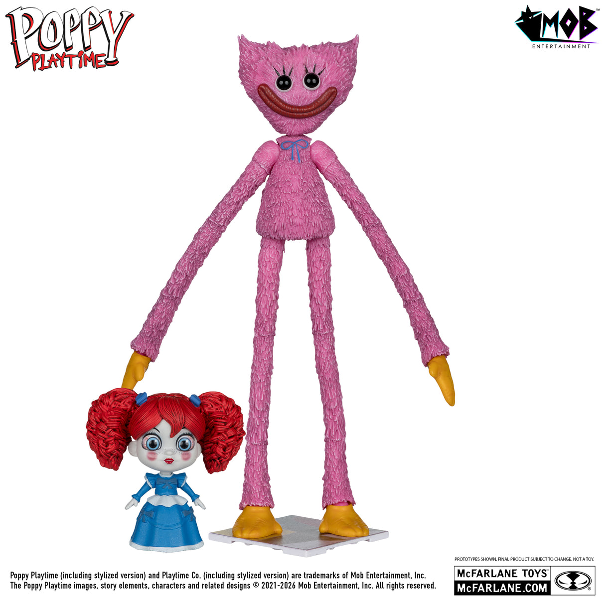 【予約商品】Poppy Playtime 7インチ アクションフィギュア シリーズ1 キシーミシー&ポピー