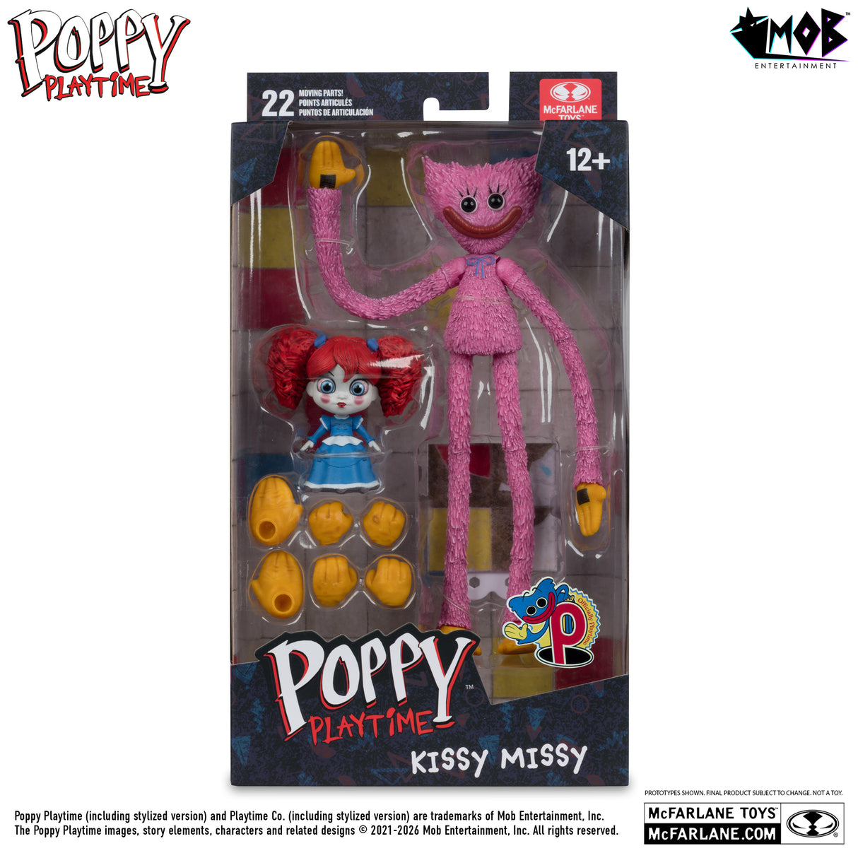 【予約商品】Poppy Playtime 7インチ アクションフィギュア シリーズ1 キシーミシー&ポピー