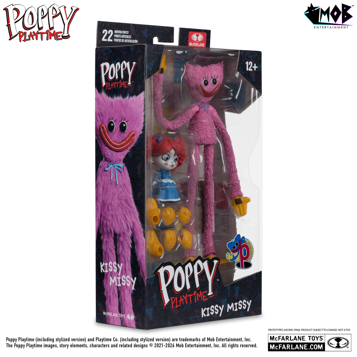 【予約商品】Poppy Playtime 7インチ アクションフィギュア シリーズ1 キシーミシー&ポピー