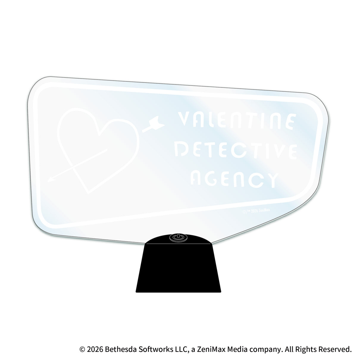 Fallout LEDアクリルスタンドライト(Valentine Detective Agency)