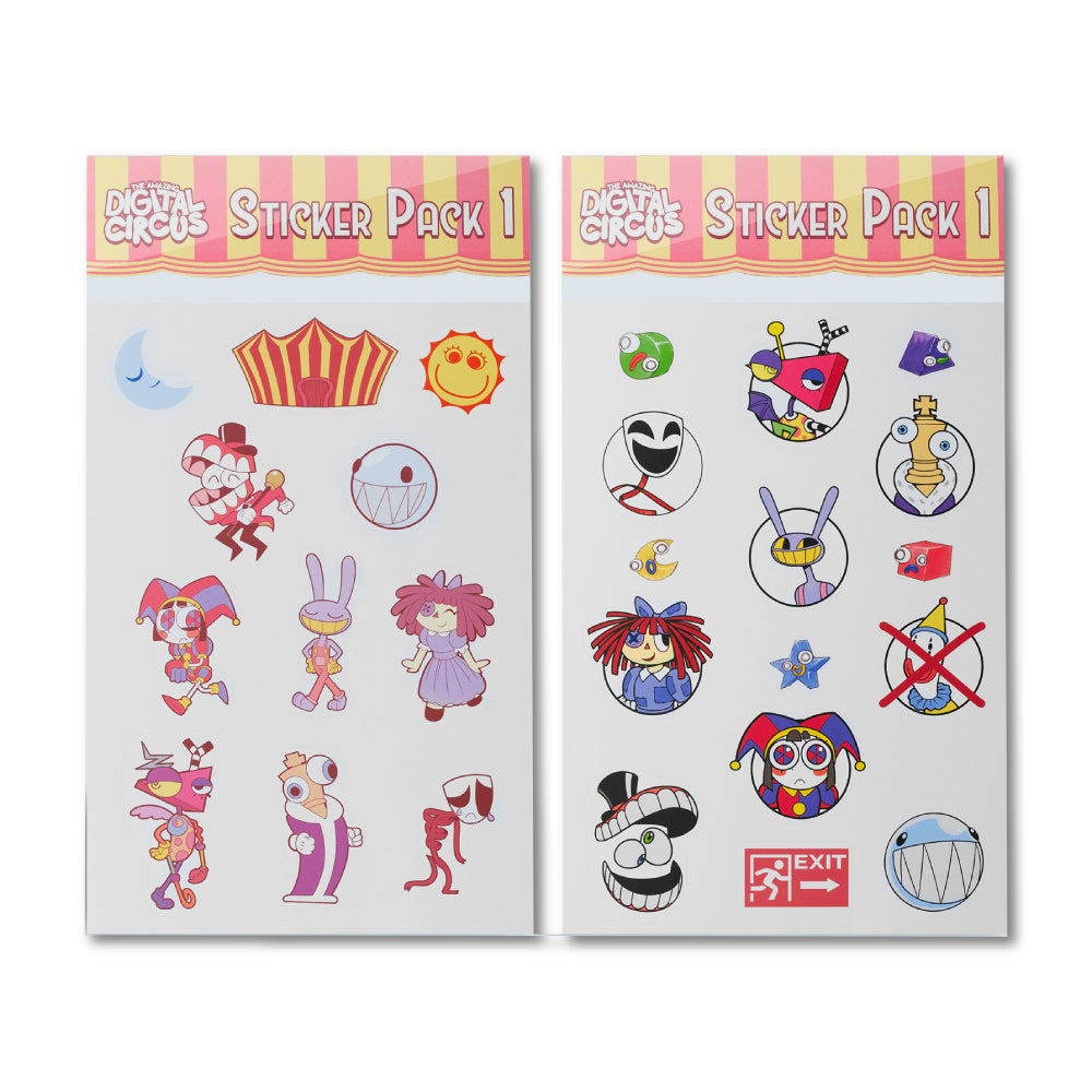 アメイジングデジタルサーカス ステッカー(2枚入り)