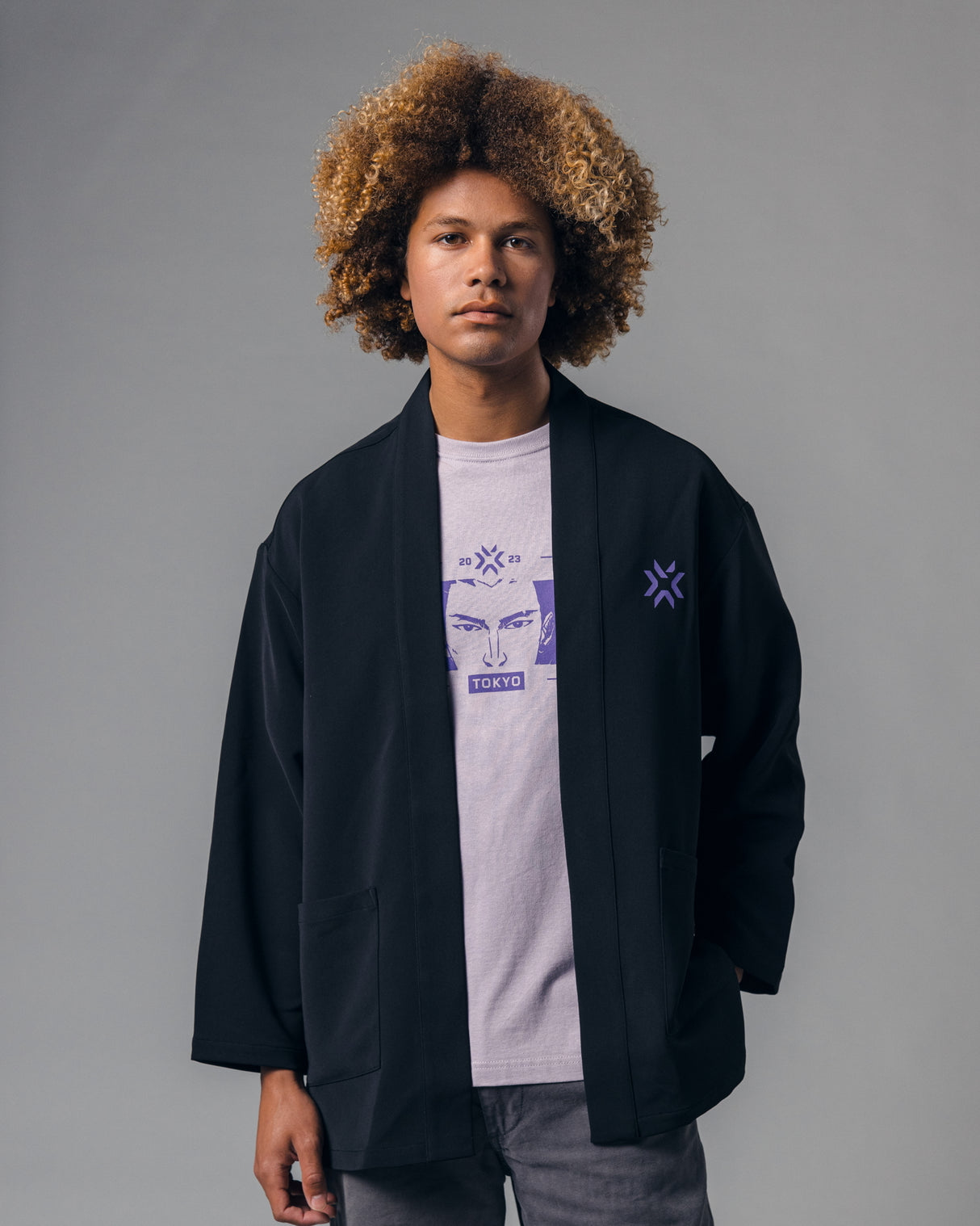 VALORANT KIMONOジャケット(MASTERS TOKYO×UNITED ARROWS) BLACK