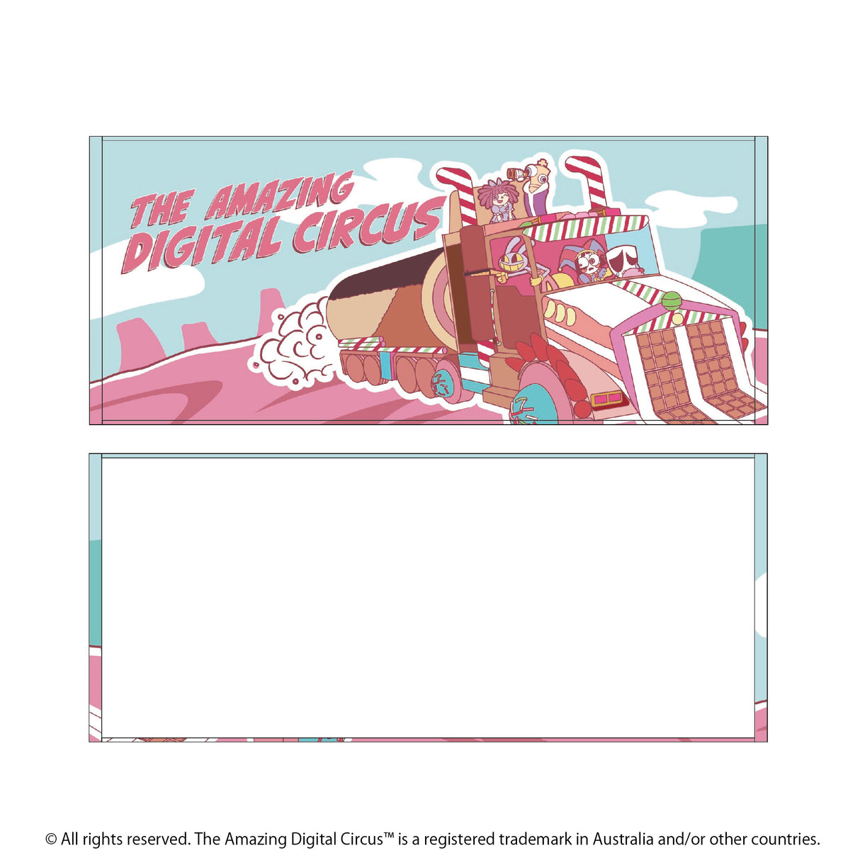 アメイジングデジタルサーカスフェイスタオル(カーチェイス)