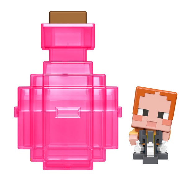 マインクラフト ポーションで発掘!ミニフィギュア