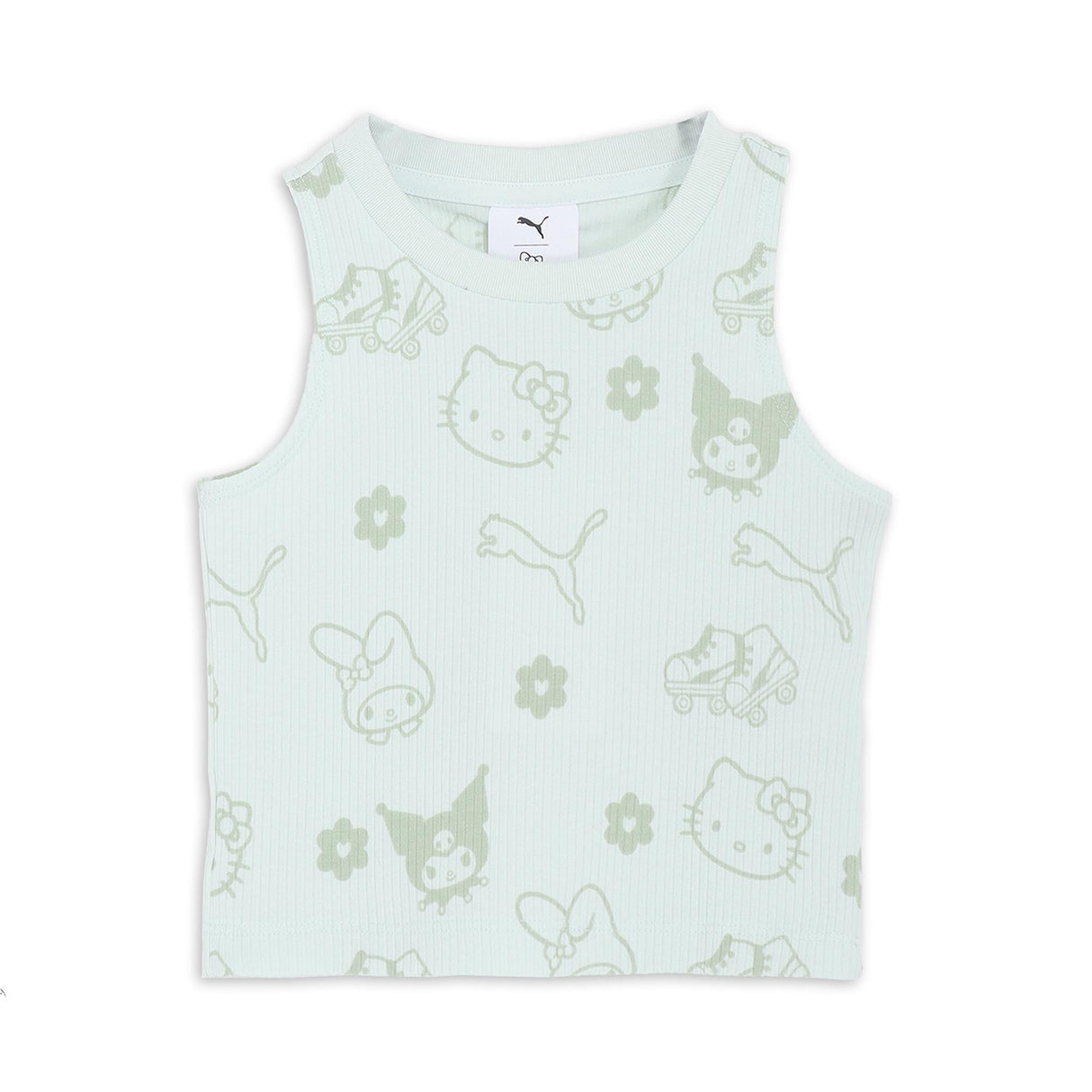 ガールズ PUMA x ハローキティ アンド フレンズ リブ タンクトップ Peaceful Blue