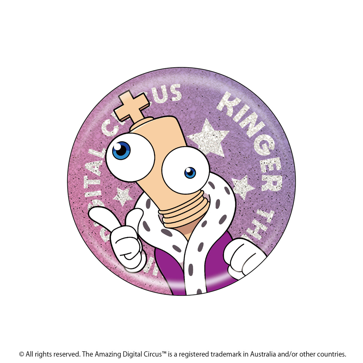 アメイジングデジタルサーカス トレーディングきらきら缶バッジ