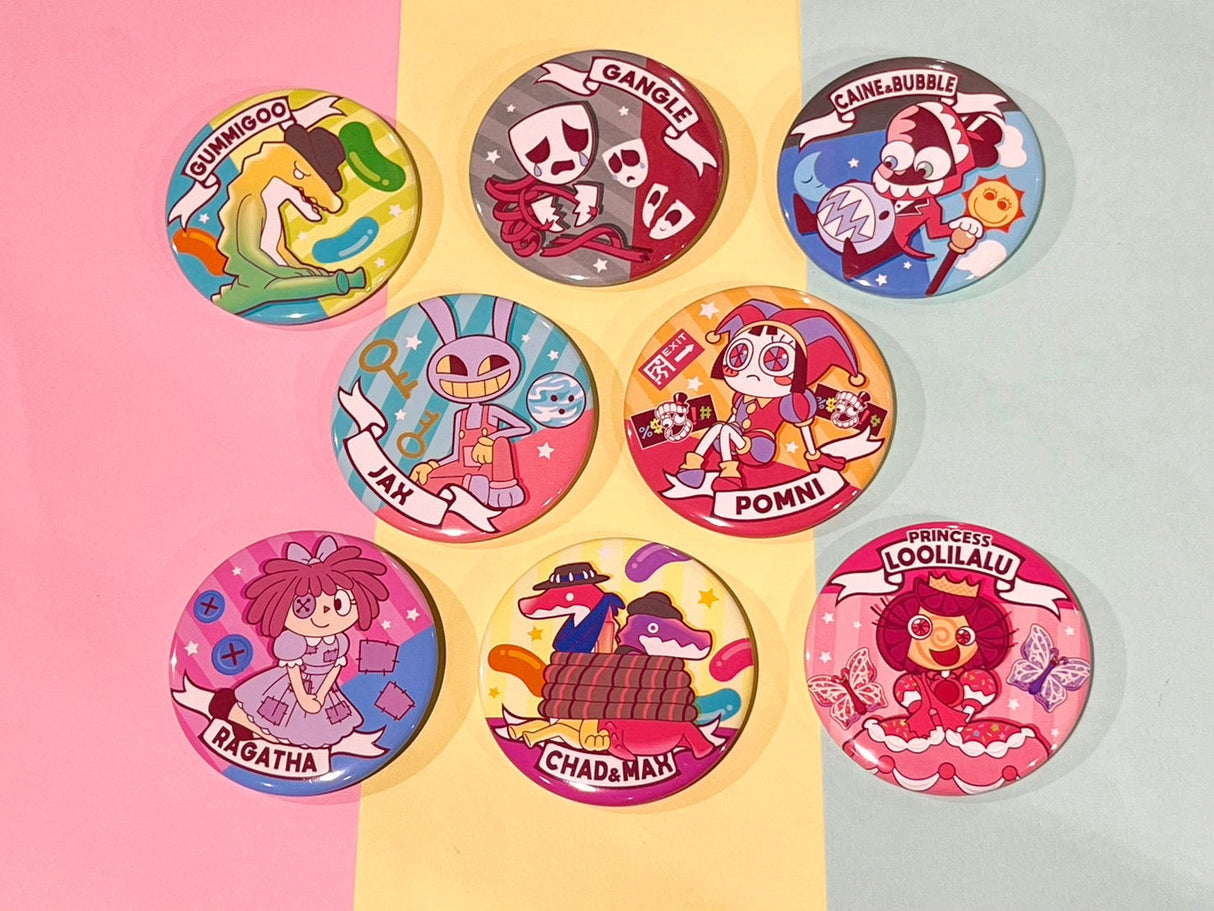 アメイジングデジタルサーカス トレーディング缶バッジvol.2