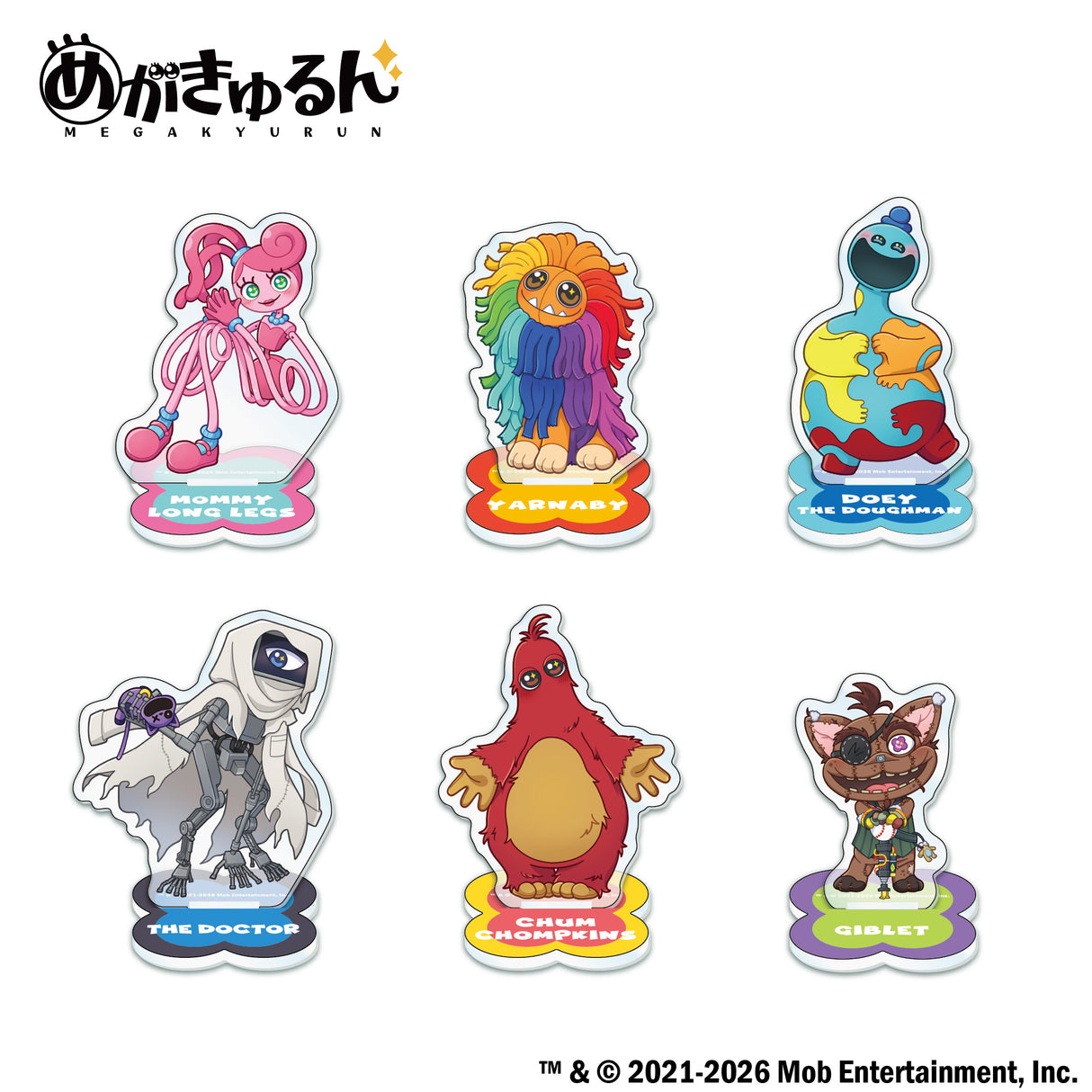 【予約商品】Poppy Playtime めがきゅるん トレーディングアクリルスタンド vol.2(全6種)