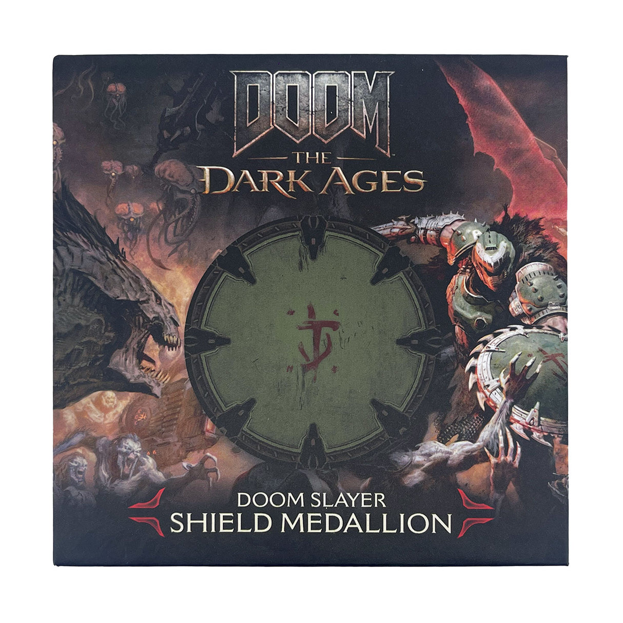 DOOM The Dark Ages シールドソーメダリオン (シリアルナンバー入り)