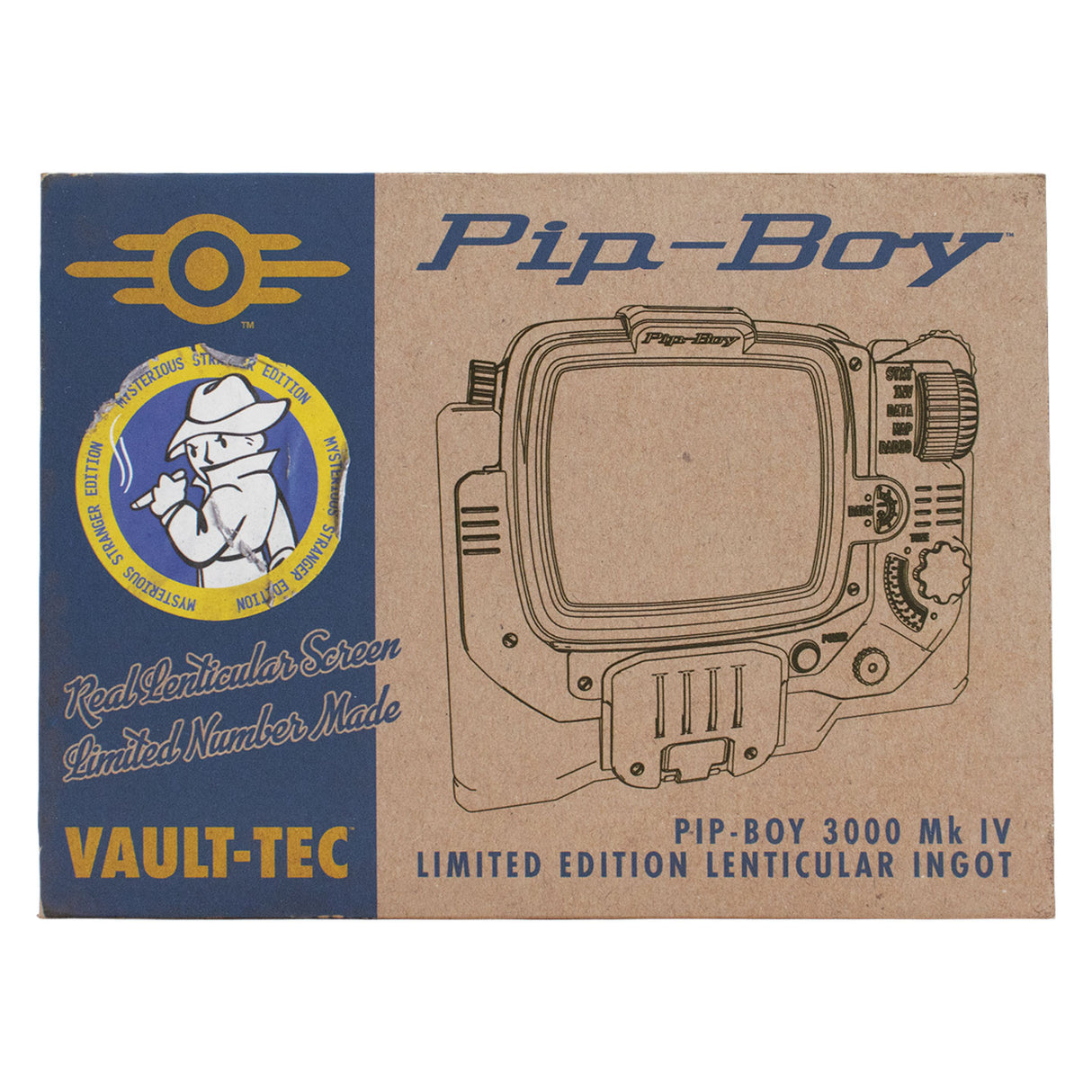 【予約商品】Fallout Pip-Boy レンチキュラー インゴット ミステリアス・ストレンジャー(シリアルナンバー入り)
