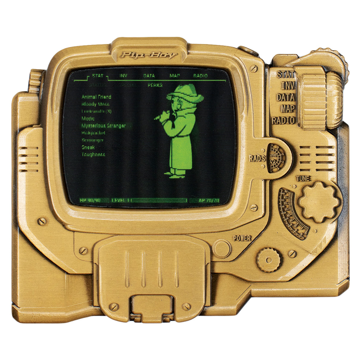【予約商品】Fallout Pip-Boy レンチキュラー インゴット ミステリアス・ストレンジャー(シリアルナンバー入り)