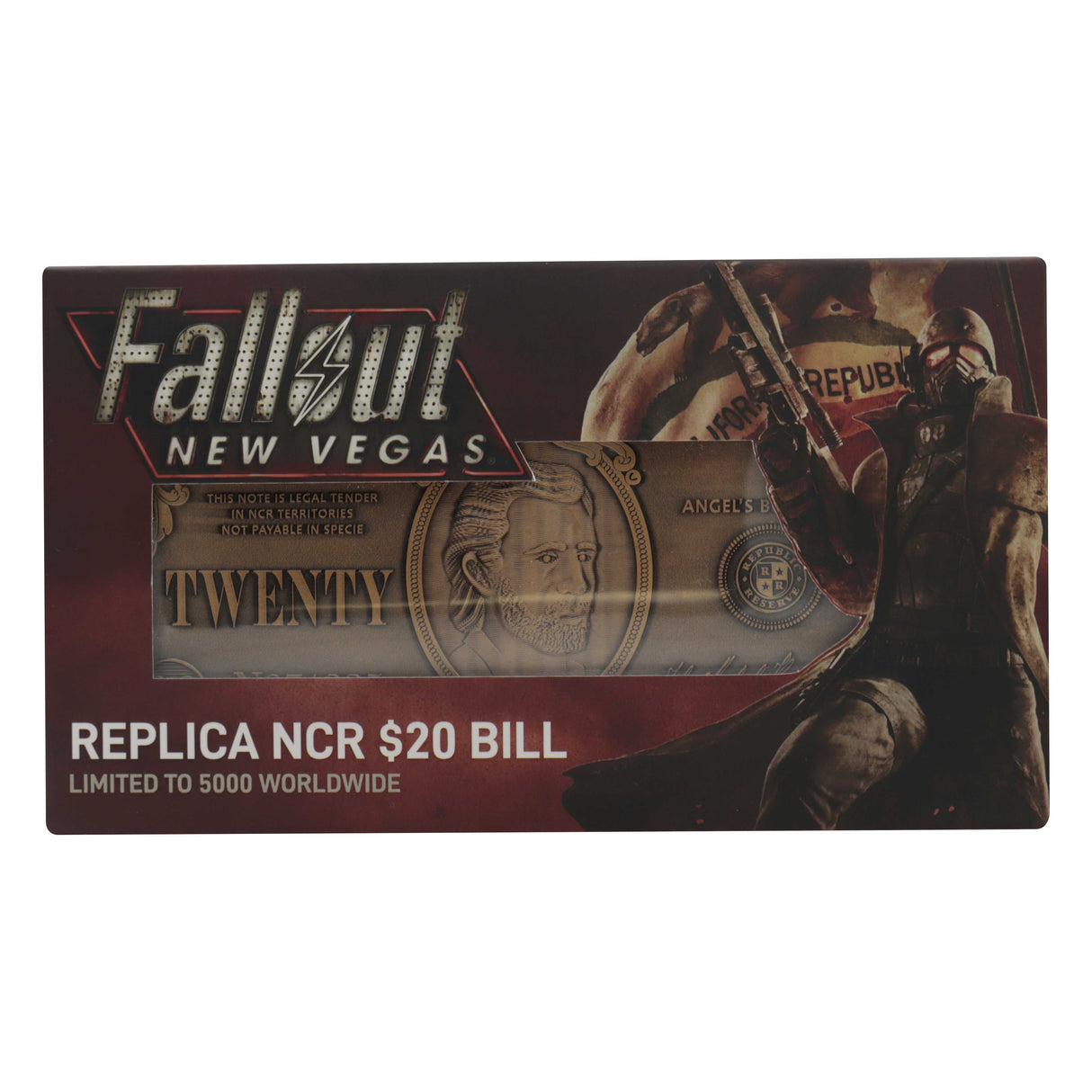 Fallout New Vegas NCR 20ドル紙幣 レプリカ(シリアルナンバー入り)