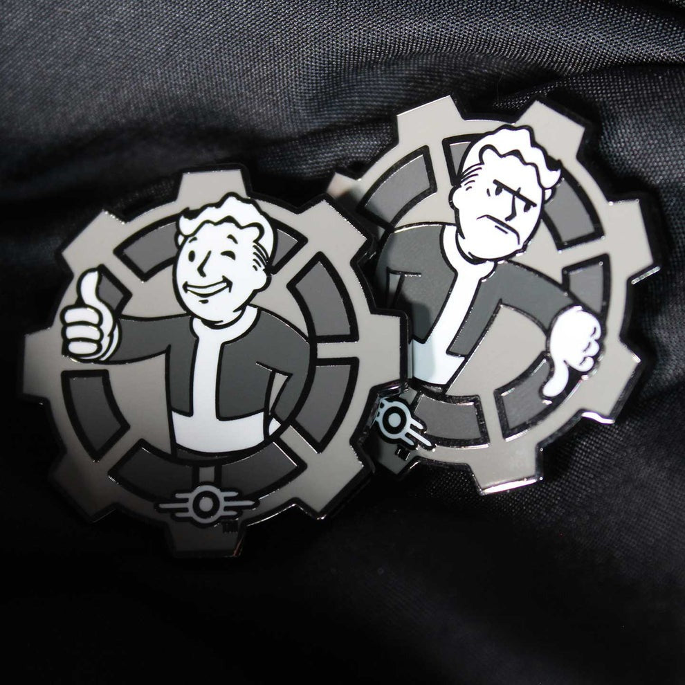 Fallout ボルトボーイ モノクロコイン(シリアルナンバー入り)