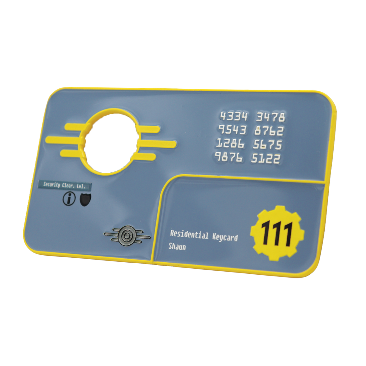 【予約商品】Fallout セキュリティキーカード Vault 111 Limited Edition レプリカ(シリアルナンバー入り)