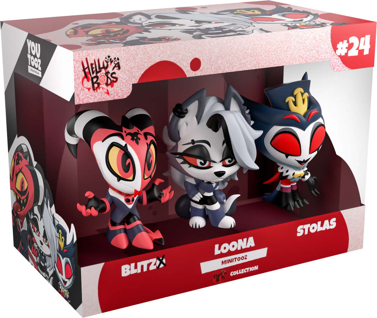 【予約商品】【レアあり!】Youtooz HELLUVA BOSS ミニフィギュア3体セット【IGSオンライン限定】