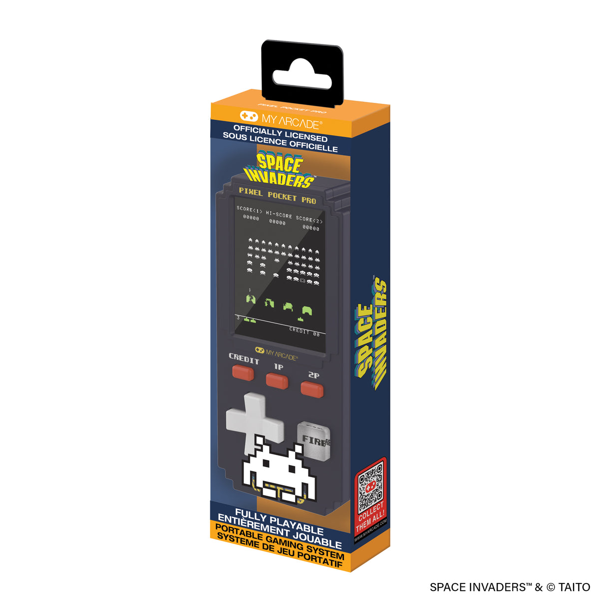 【予約商品】SPACE INVADERS ピクセルポケットプロ