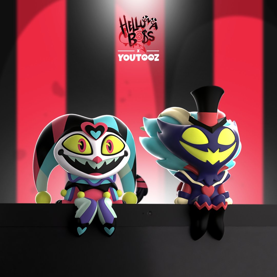 【予約商品】Youtooz HELLUVA BOSS モニターフィギュア 2体セット (フィッツァローリ & オジー)