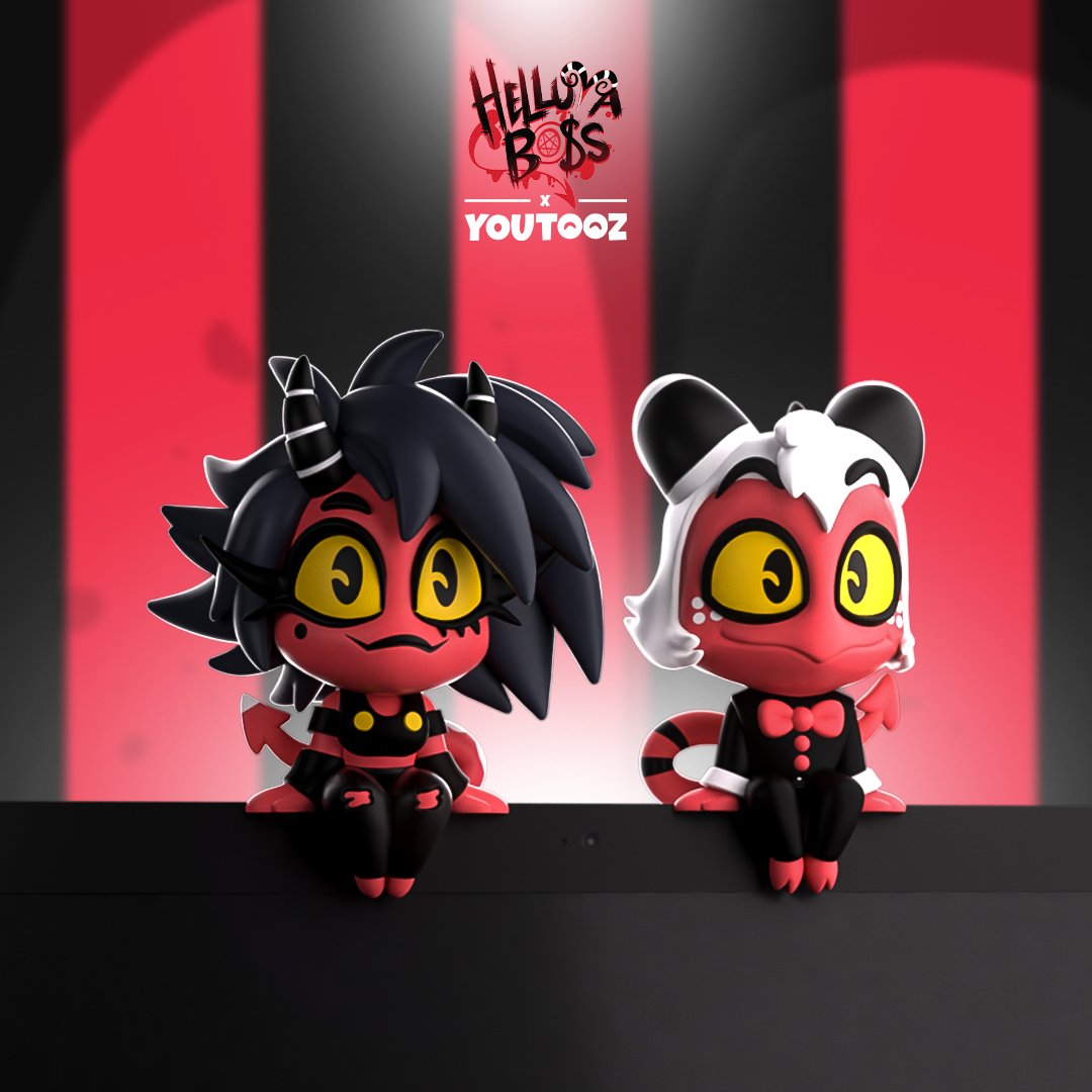 【予約商品】Youtooz HELLUVA BOSS モニターフィギュア 2体セット (ミリー & モクシー)