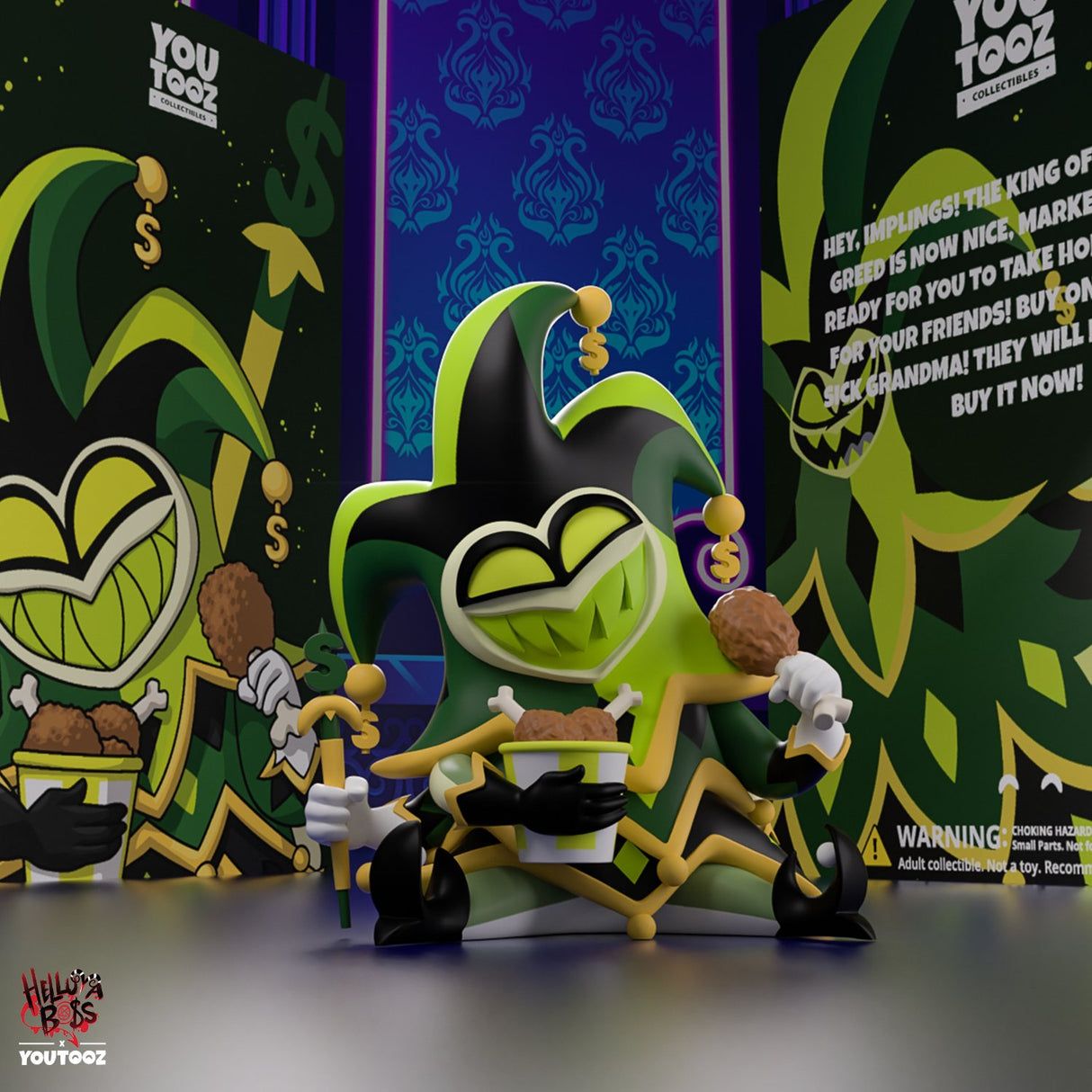 Youtooz HELLUVA BOSS フィギュア (マモン)