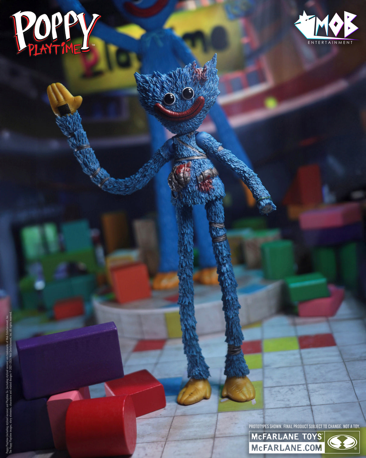 【予約商品】Poppy Playtime 7インチ アクションフィギュア シリーズ1 ハギーワギー(ダメージ)