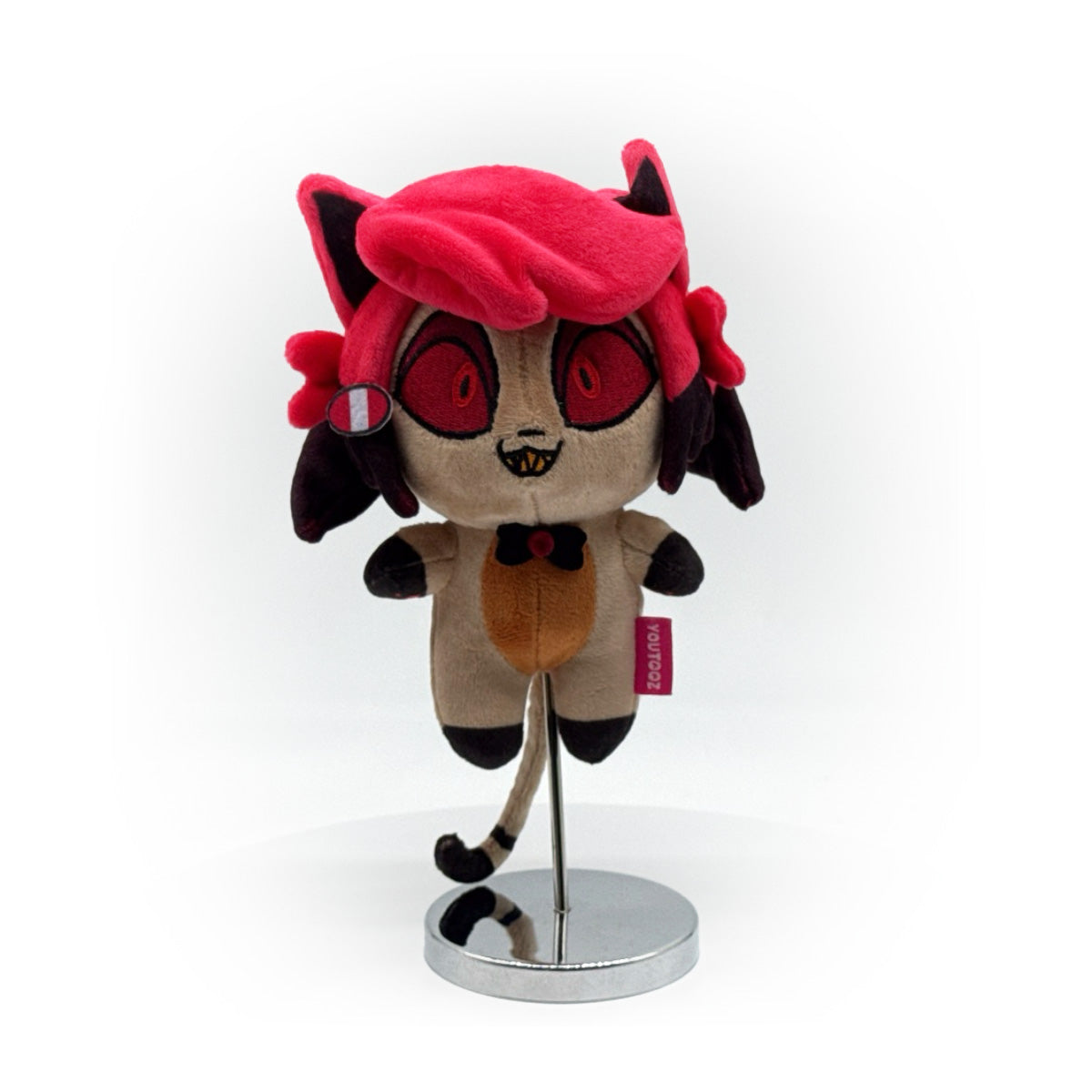 【予約商品】Youtooz Hazbin Hotel ぬいぐるみキーホルダー(キティー アラスター)
