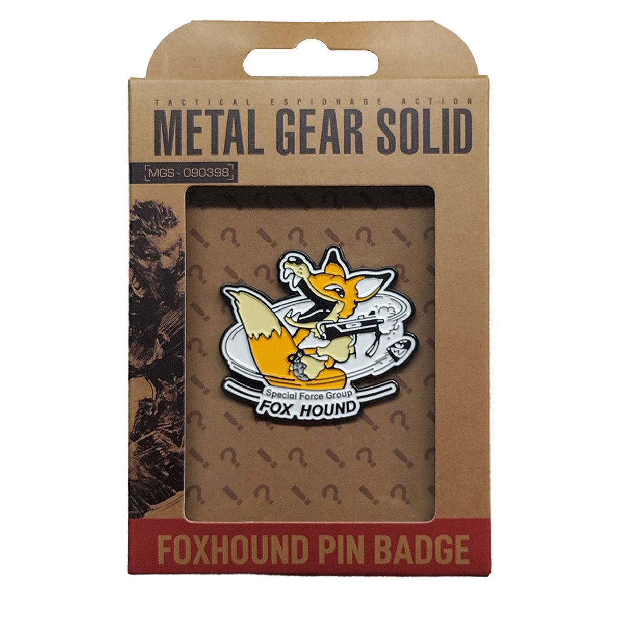 METAL GEAR SOLID フォックスハウンドピンバッジ(シリアルナンバー入り)