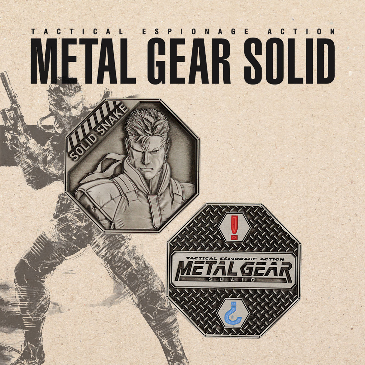 METAL GEAR SOLID ソリッド・スネーク コイン(シリアルナンバー入り)