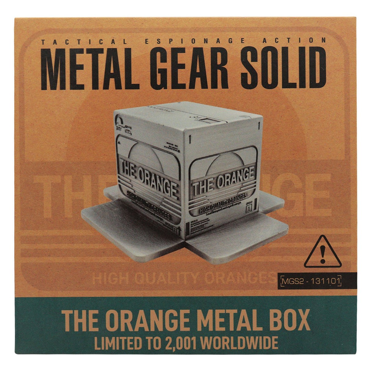 METAL GEAR SOLID 2 SONS OF LIBERTY オレンジのダンボール箱 レプリカ