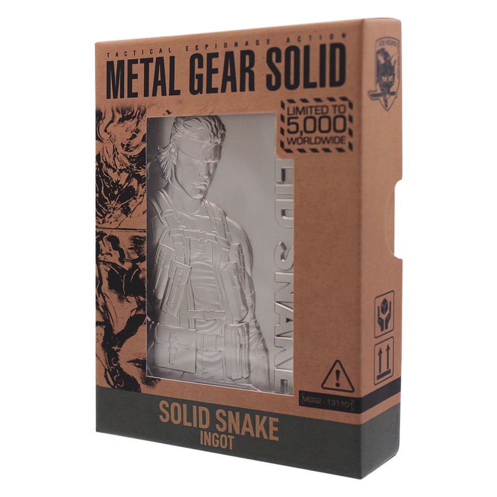 METAL GEAR SOLID 2 SONS OF LIBERTY ソリッド・スネーク インゴット(シリアルナンバー入り)