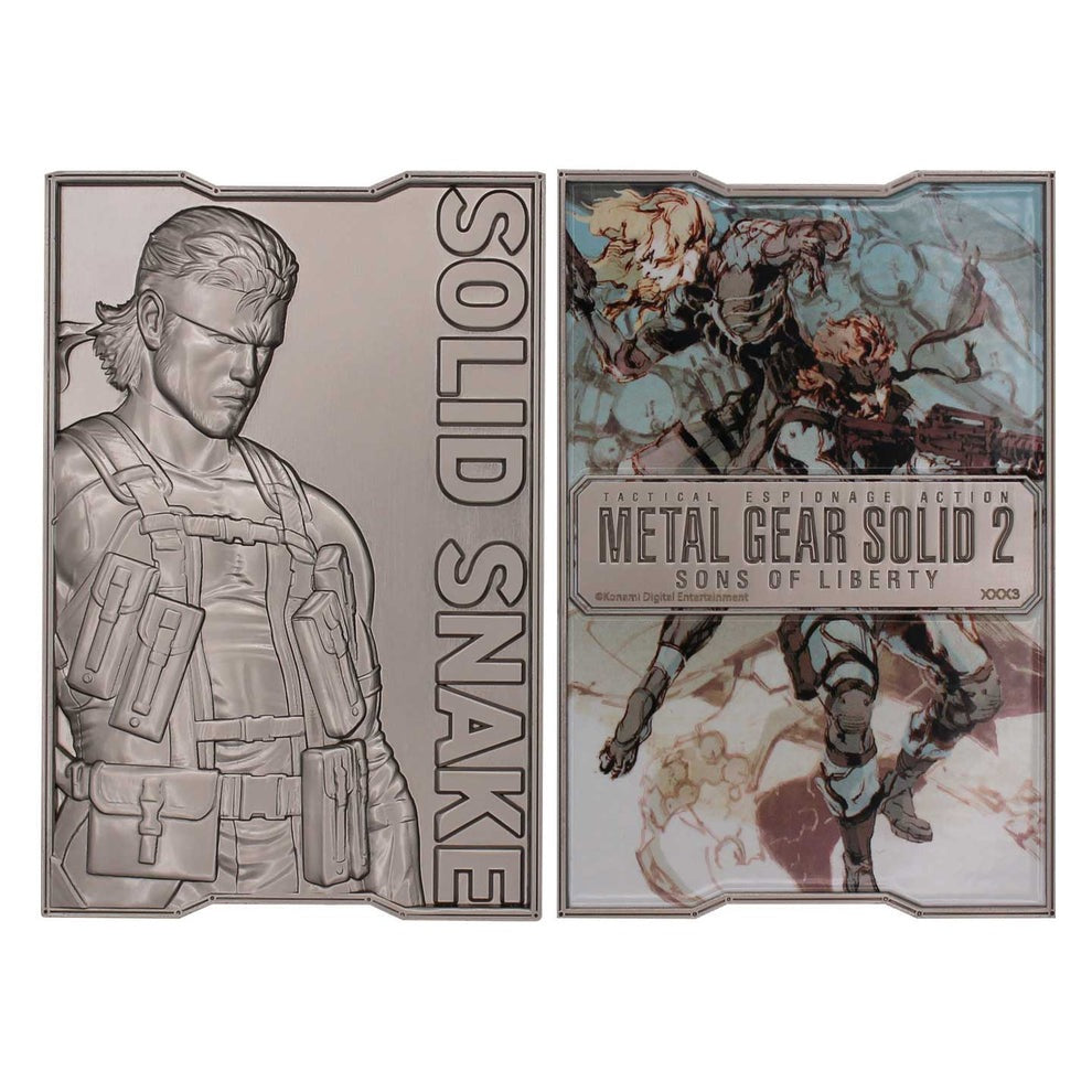 METAL GEAR SOLID 2 SONS OF LIBERTY ソリッド・スネーク インゴット(シリアルナンバー入り)