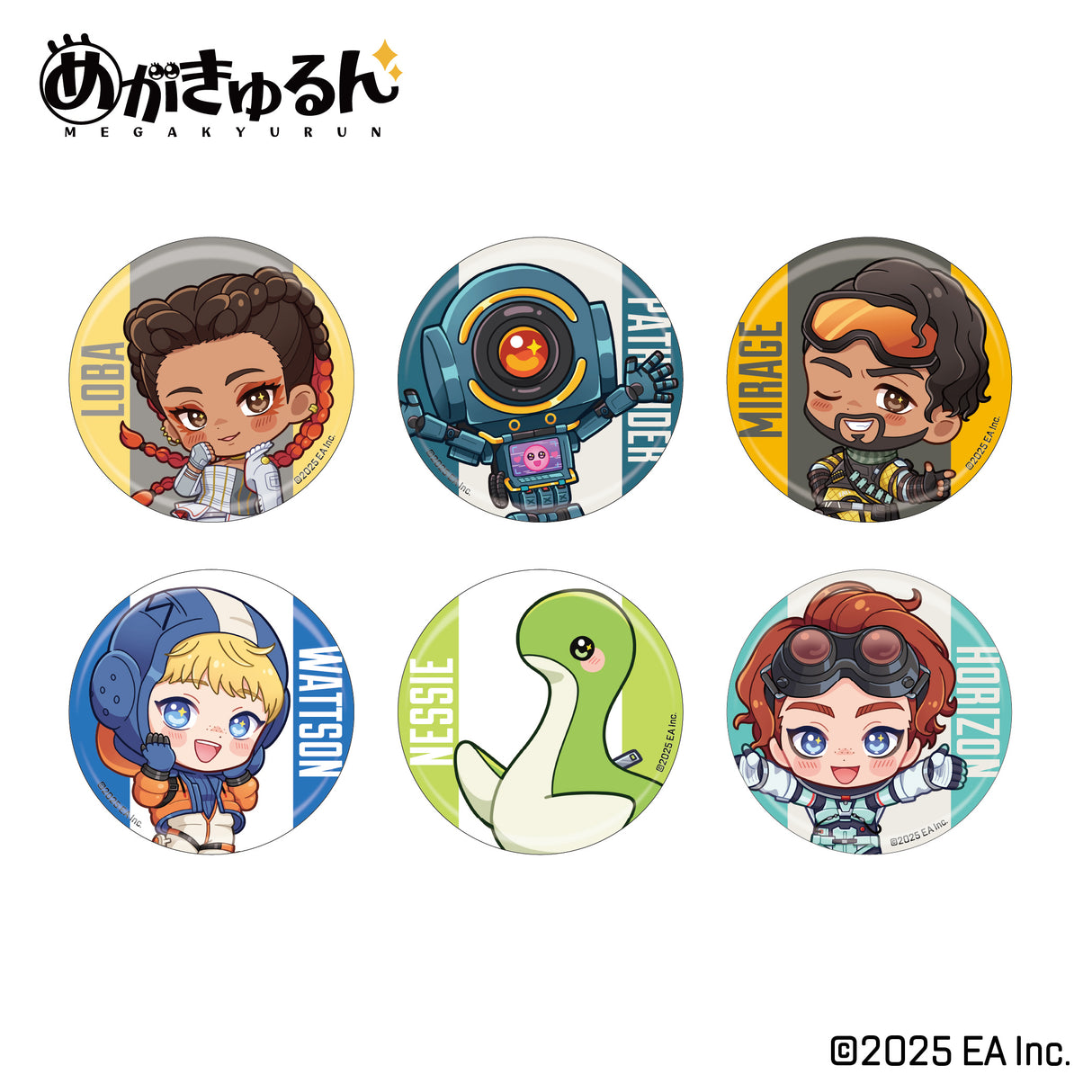 Apex Legends めがきゅるん トレーディング缶バッジ