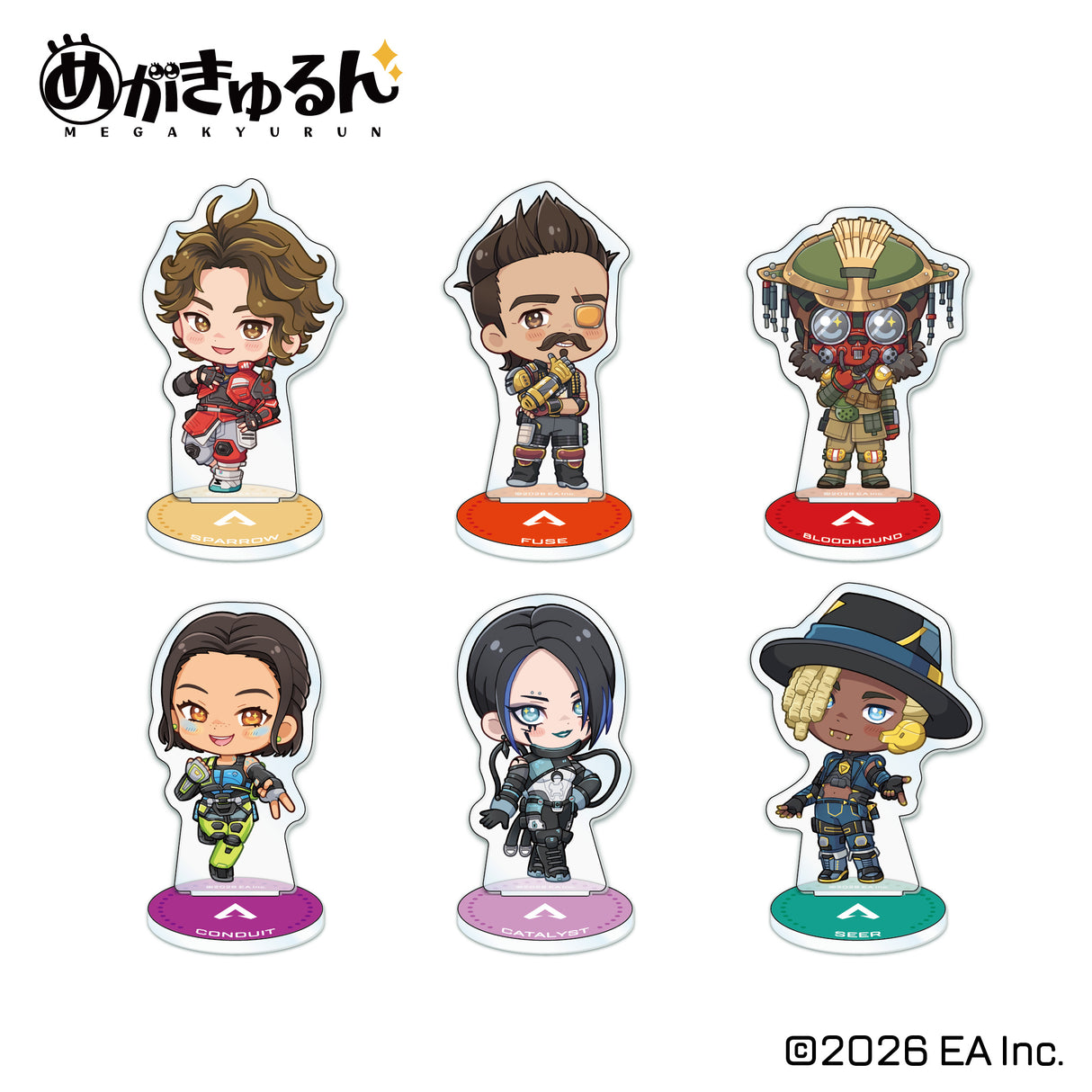 【予約商品】Apex Legends めがきゅるん トレーディングアクリルスタンド vol.2(全6種)