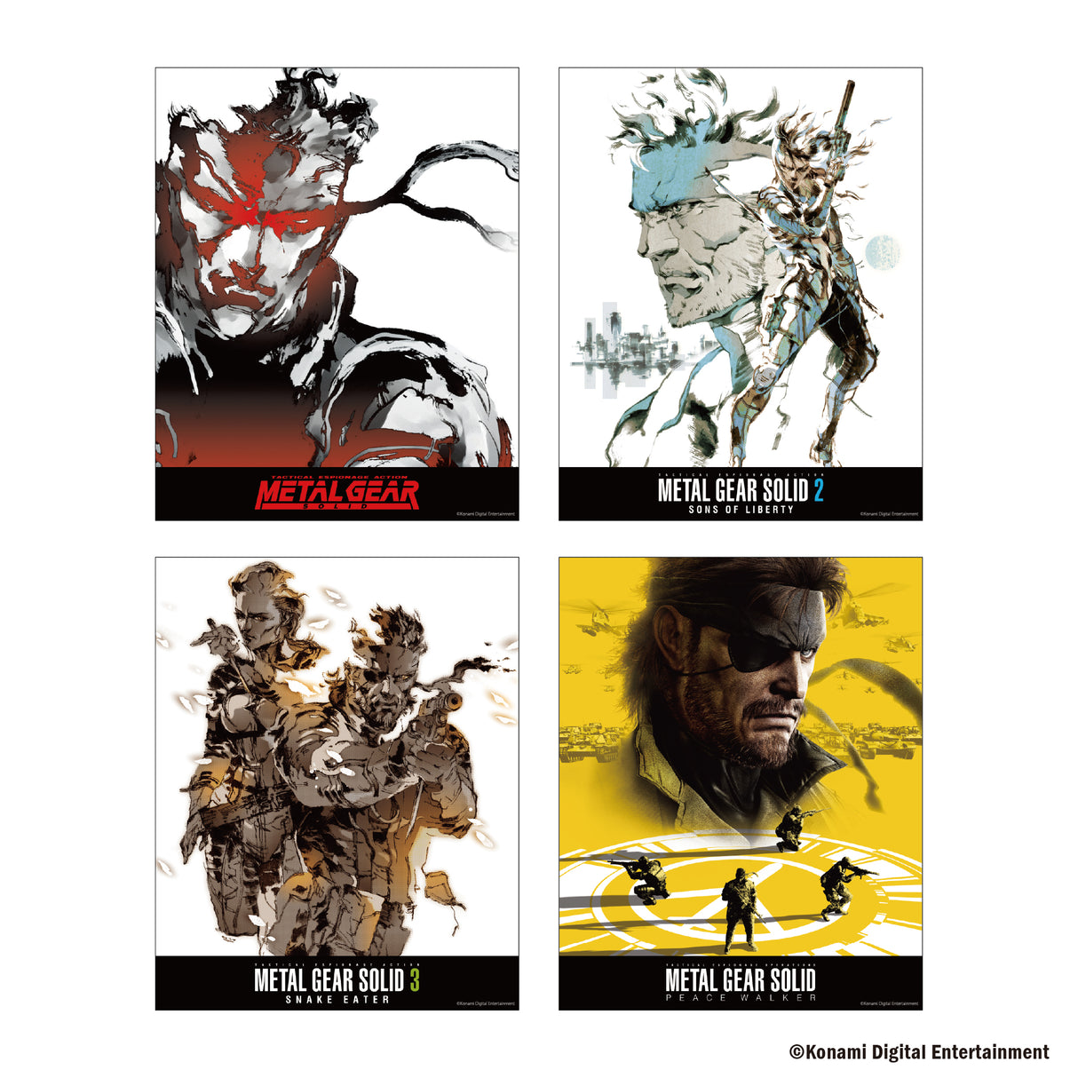 「METAL GEAR SOLID」シリーズ ダイカットステッカーB