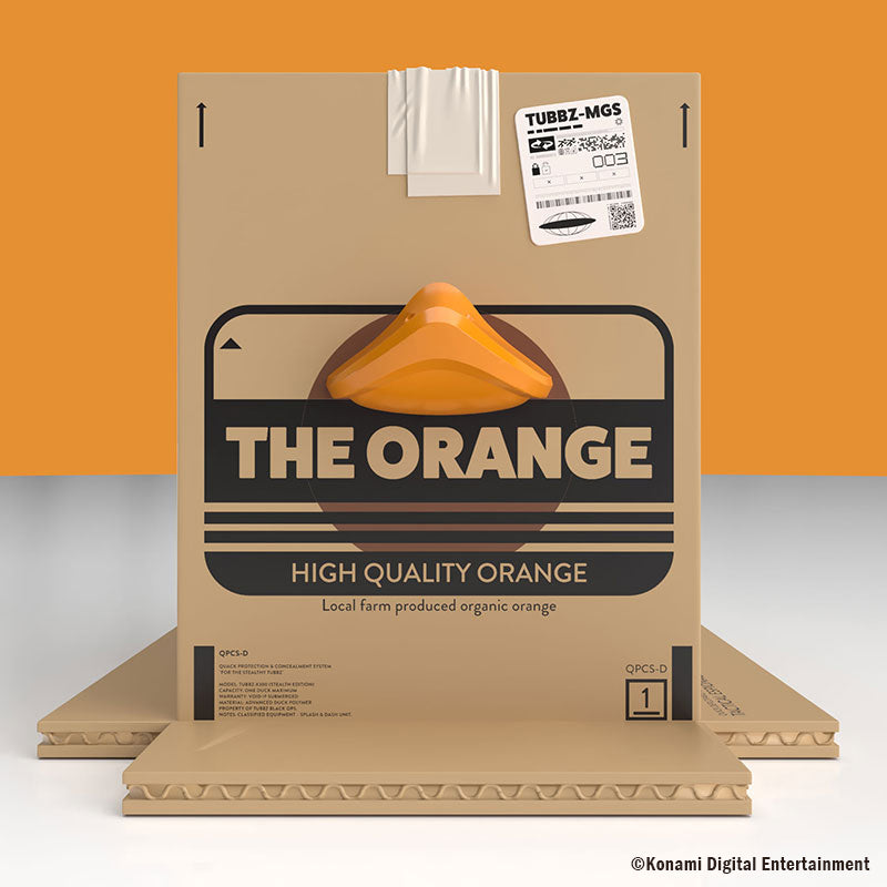 TUBBZ コスプレダック BOX METAL GEAR SOLID (オレンジのダンボール箱)
