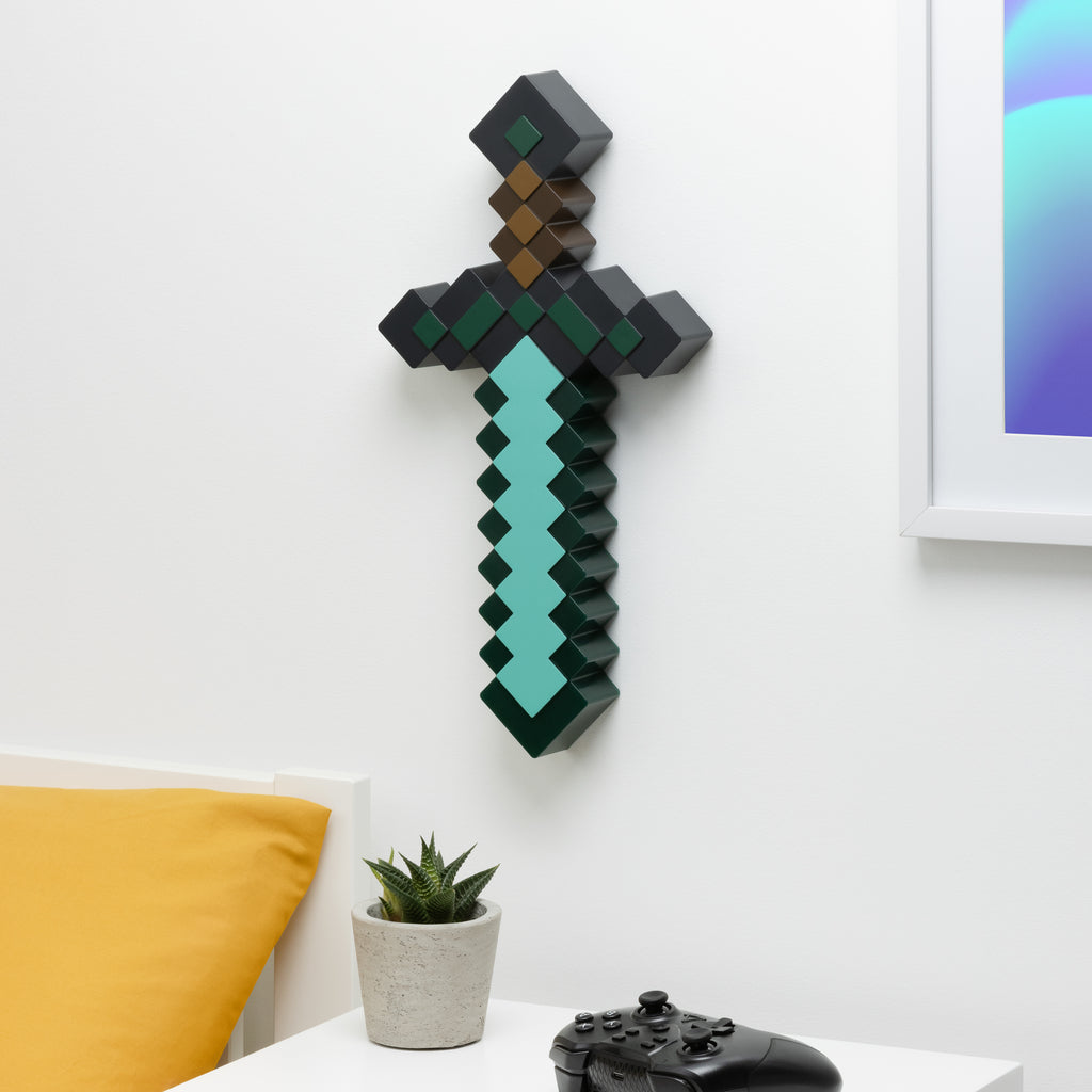 【予約商品】マインクラフト ダイヤモンドの剣ルームライト