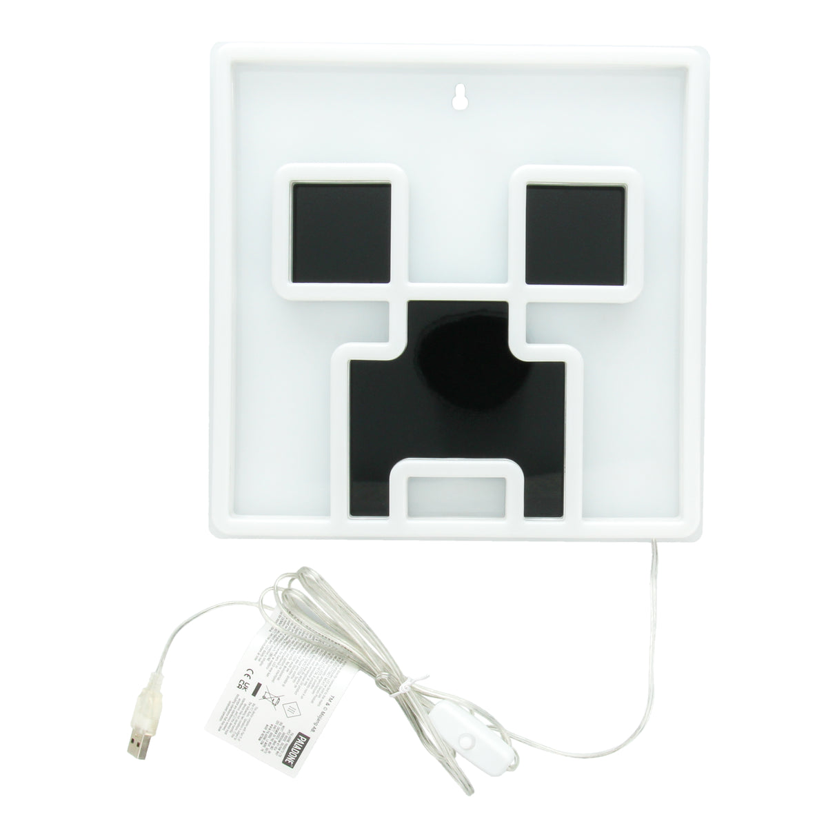 マインクラフト ウォールネオンライト(クリーパー)