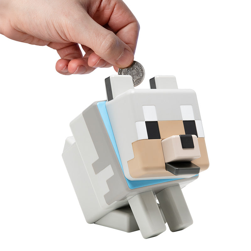 マインクラフト オオカミ貯金箱