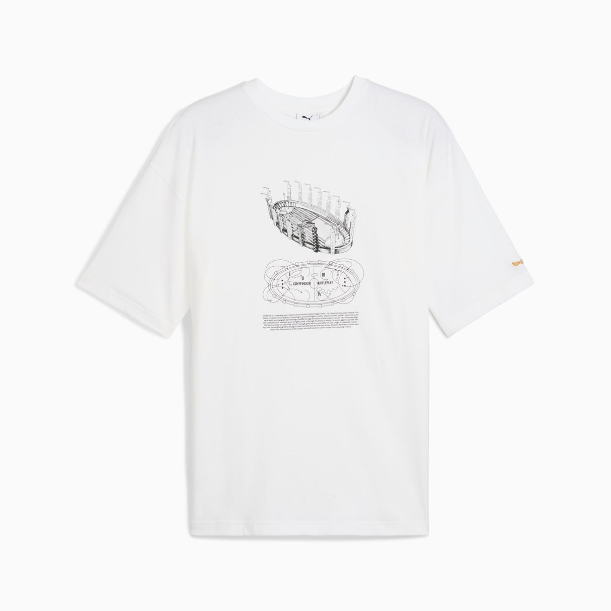 ユニセックス PUMA x ハリーポッター オーバーサイズ 半袖 Tシャツ PUMA White