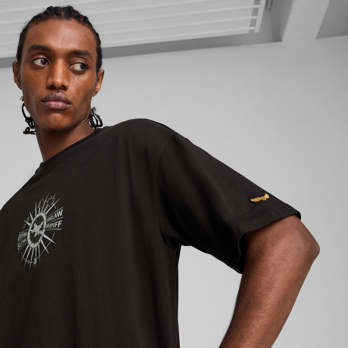 ユニセックス PUMA x ハリーポッター オーバーサイズ 半袖 Tシャツ PUMA Black